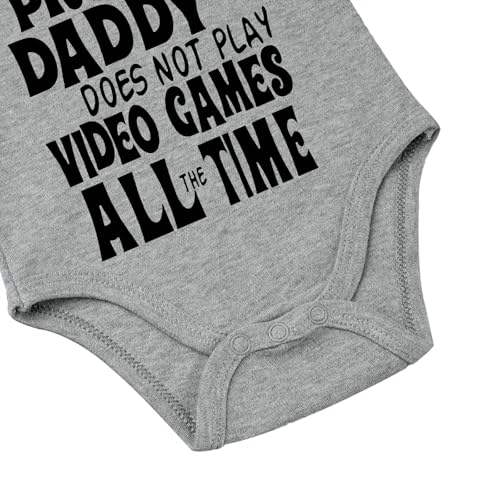 Image of Hi Daddy Bodysuit for Baby Hello Daddy Pregnancy Announcement for Husband I Love Daddys Baby Romper