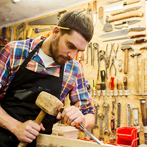 Holzmeißel Set, Tacklife, Stechbeitel Set für Holz, Kohlenstoffstahl, bestehend aus 6 mm, 12 mm, 19 mm & 25mm, Griff aus Polypropylen, Geeignet für Holzbearbeitung, Hobeln, Schnitzen-HWC5A - 6