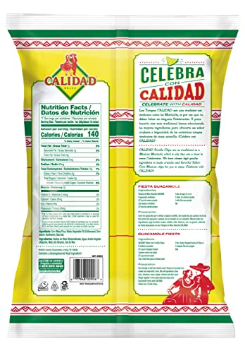Calidad Corn Tortilla Chips, 11 Oz #TOP2