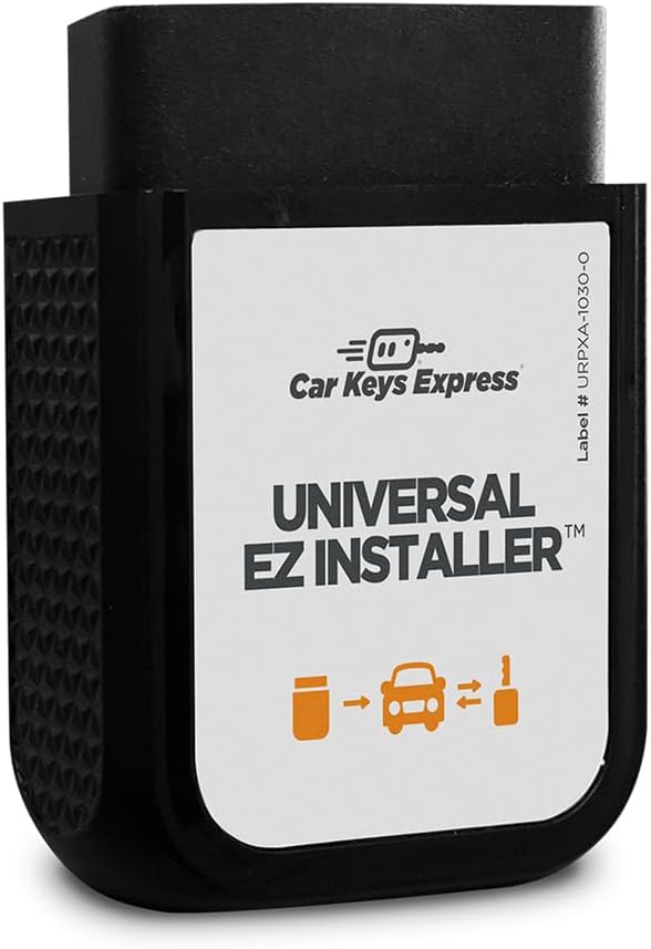 Diagnostic EZ Installer Keyless Entry Car Key & Remote Pairing OBD Programmer Tool for Specific Vehicles, DIY Plug and Pair Technology with App, No Tools Required, by Car Keys Express