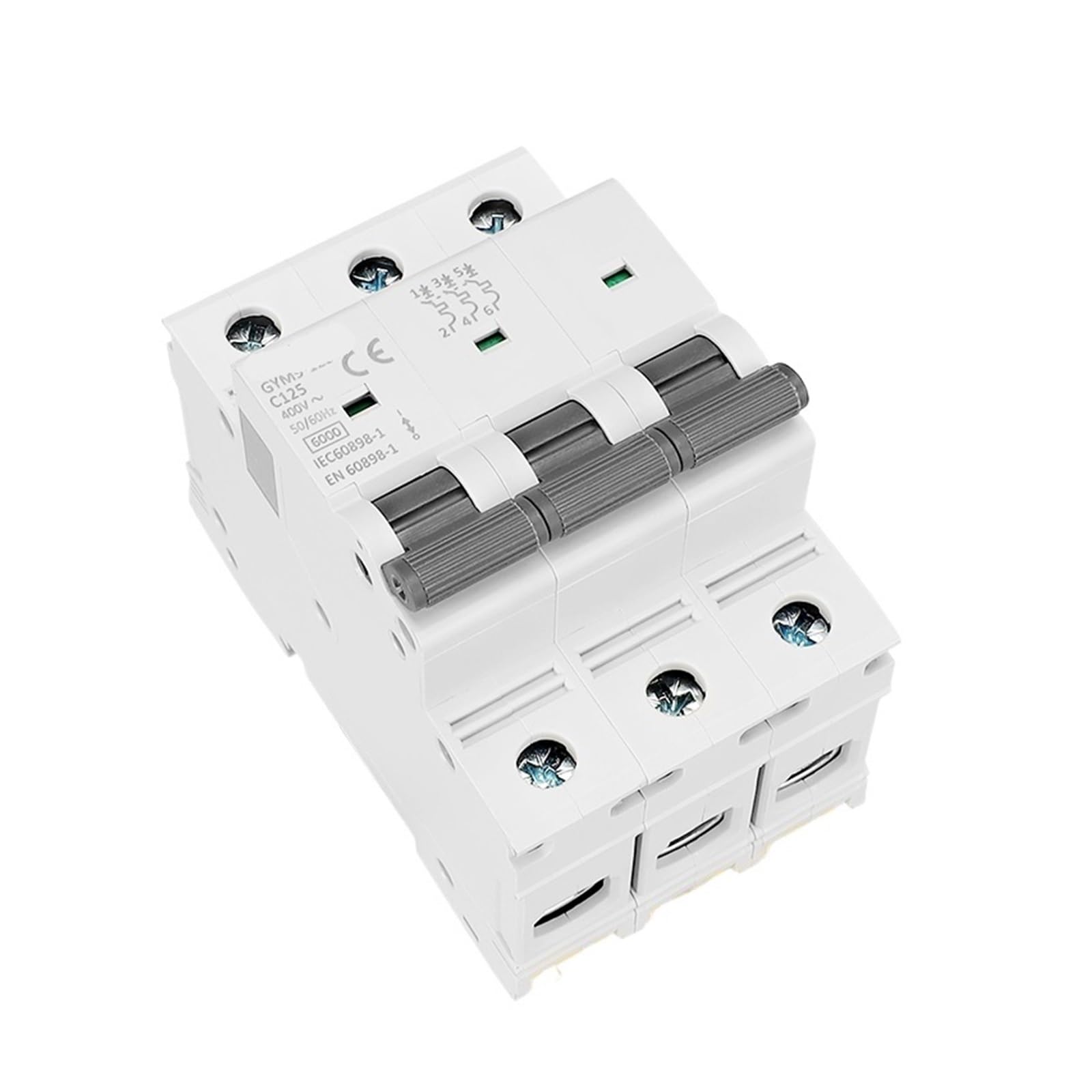 Disyuntor pequeño 3P para evitar sobrecargas en líneas trifásicas de 400V y 100A 6