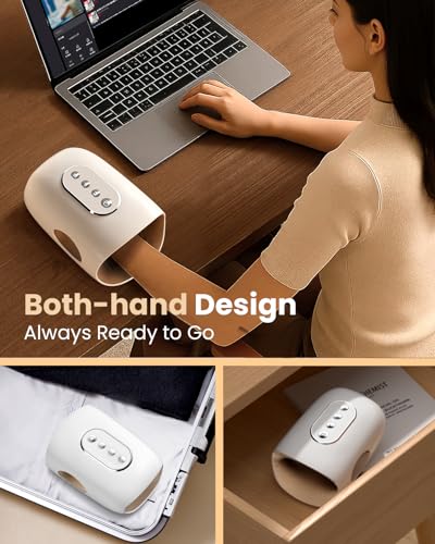 50% Off Puboo Heated Hand Massager with Compression & 3 Modes