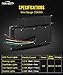 Partsam 2Pcs LED Truck Trailer Tail Lights Bar Kit 40 LED w Iron Net Protection Replacement for W Series/Compatible with Isuzu Elf Truck NPR NPR-HD NKR NHR NRR FSR FRR 1984- Taillight Assembly