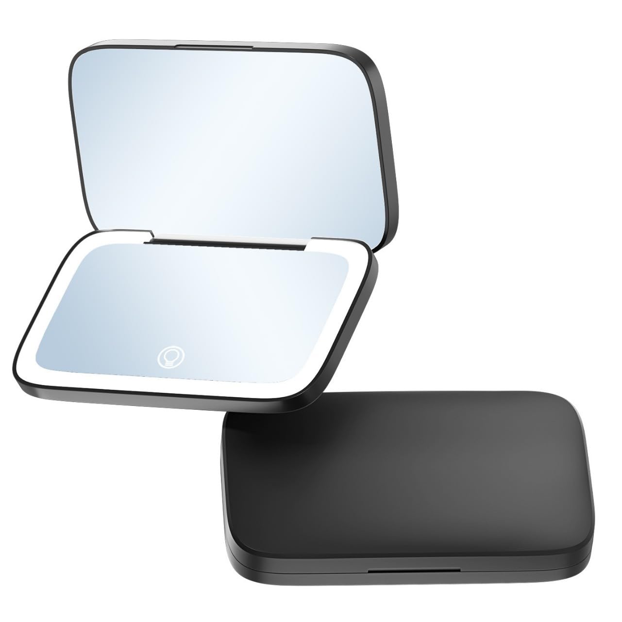 Miroir de maquillage LED avec grossissement 5x pour réussir son trait d'eyeliner