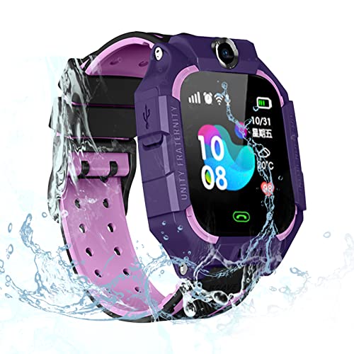 OURLITIME Montre intelligente pour enfants avec étanche, moniteur d'appel SOS anti-perte pour garçons et filles Cover