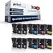 Produktbild 10x Print-Klex Tintenpatronen kompatibel Sparset für Brother DCP-J125 DCP-J315W DCP-J515W MFC-J220 MFC-J265W MFC-J410 MFC-J415W LC985BK LC985C LC985M LC985Y - 4X Black, 2X Cyan, 2X Magenta, 2X Yellow