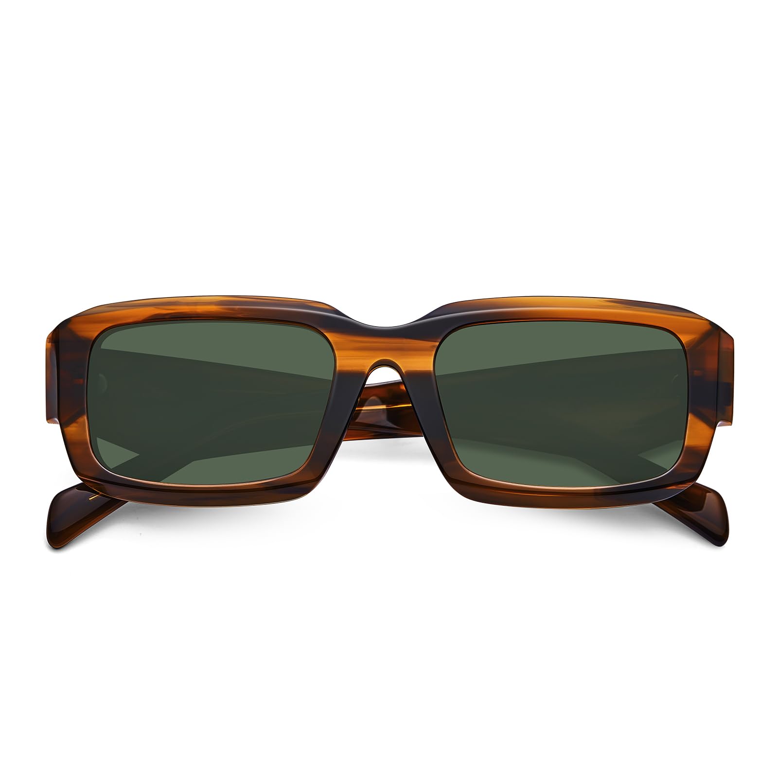 AVAWAY Occhiali da Sole Polarizzati per Gli Uomo Occhiali Acetato Cornice TAC Lente UV400 Protezione per la Guida di Viaggio