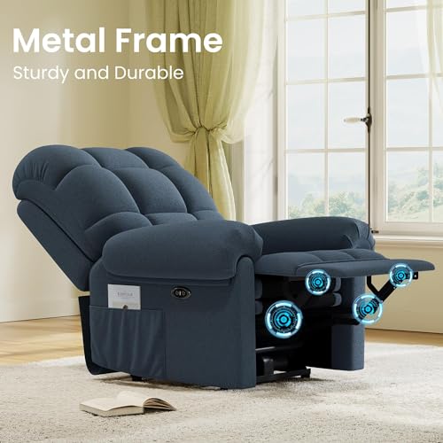Sillón reclinable eléctrico con masaje y calor miniatura 4