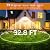 HALHSAP Solar Motion Lights Outdoor, 2 Pack Super Bright Foldable Security Solar Outdoor Lights, Waterproof 2 Modes Wireless Motion Sensor Solar Lights for Outside Garden Front Door Yard, Warm White