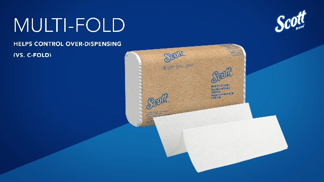 Image of Scott Professional Multifold Paper Towels, Bulk, 12 x 250 Sheets (03650)