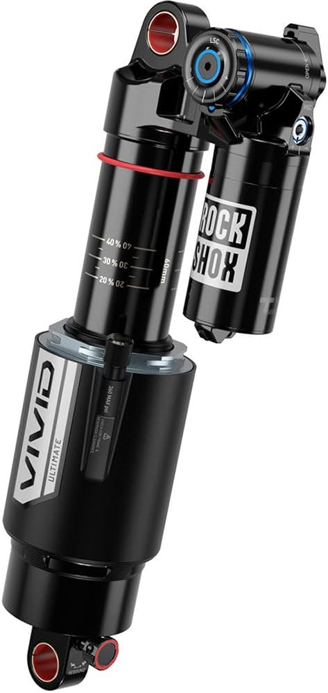RockShox Vivid Ultimate RC2T Rear Shock - 230 x 62.5 mm, Vivid Air, 2 Tokens, Reb25/Comp37, L/O2, Std, 8x30, C1, SC