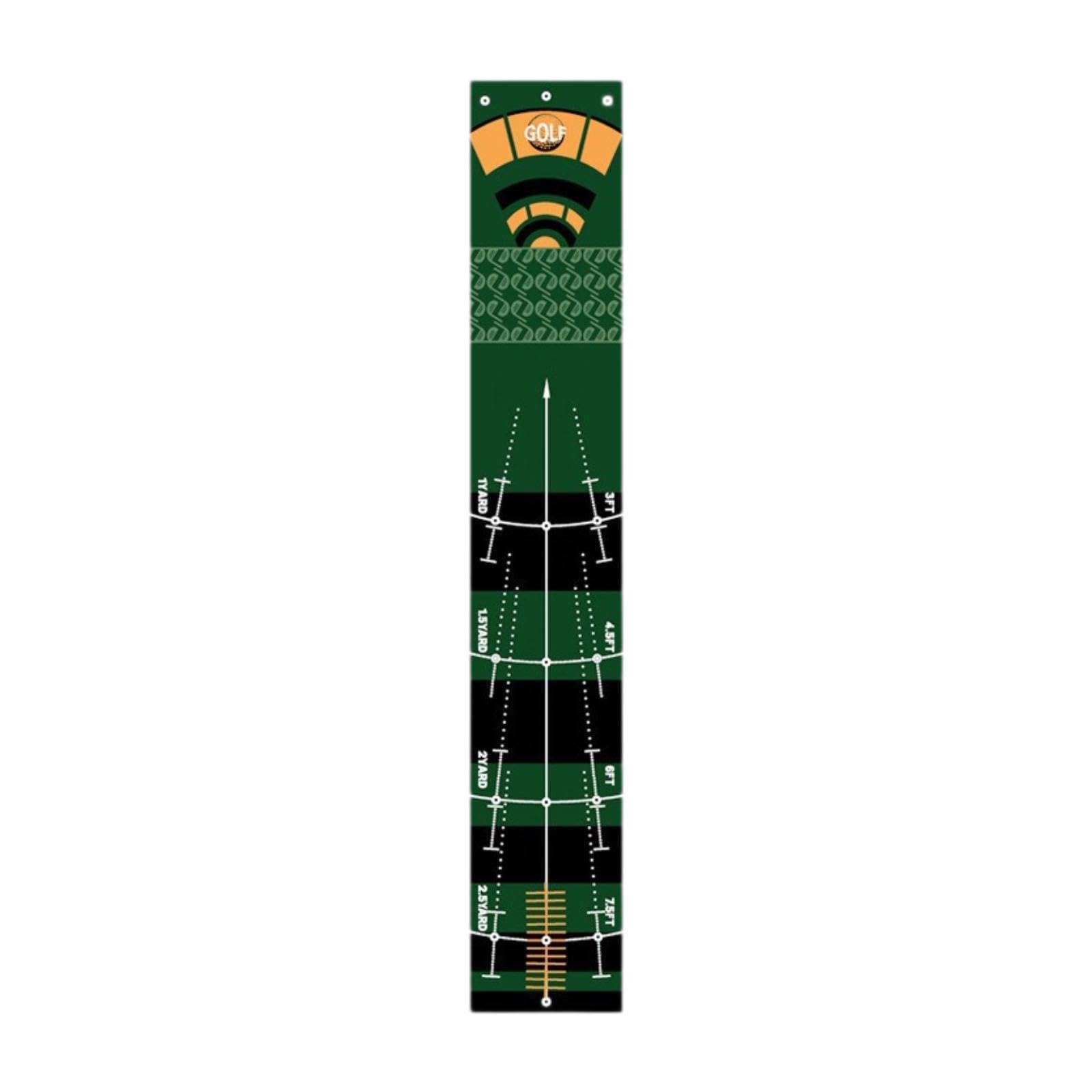Generic Tapis de Putting de Golf, Entraînement Au Putter de Golf, Tapis de Frappe Léger, équipement D'aide à L'entraînement, Amélioration des Compéten