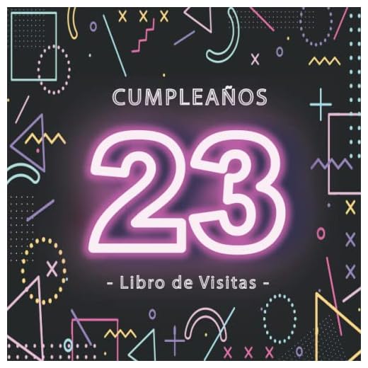 Libro de Visitas 23 Cumpleaños: Fiesta cumpleaños 23 años | para hombres y mujeres | felicitaciones y fotos de los invitados | Gamer