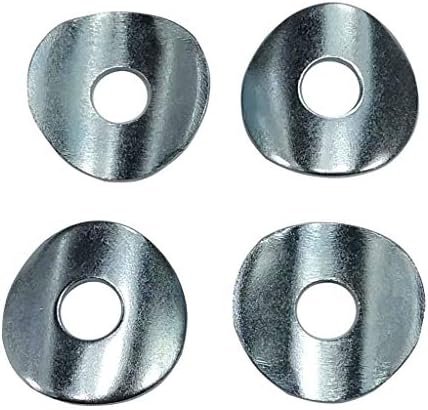 OMB Warehouse Set of (4) Zinc-Plated Steel Curved Washers 7/8" Tube OD 5/16" Mini Bike Go Kart