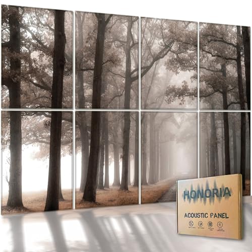 HONORIA 8 Pack Acoustic Wall Panels for Soundproofing