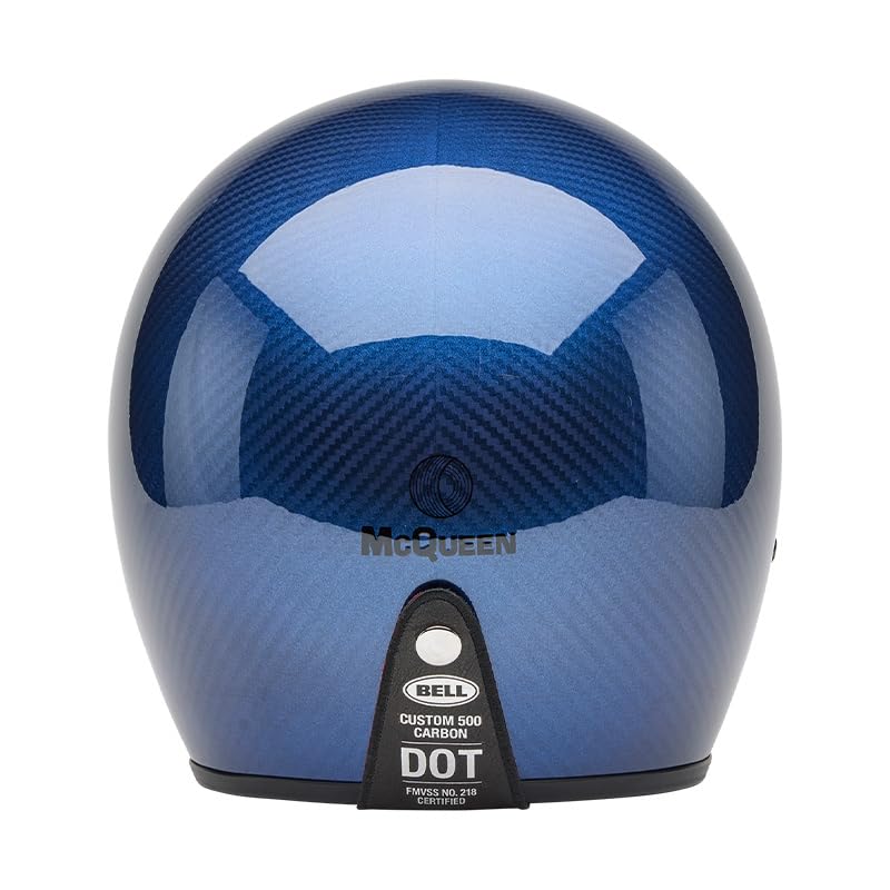 Casque BELL Custom 500 Carbon bleu pour réduire le poids sur les cervicales - 2