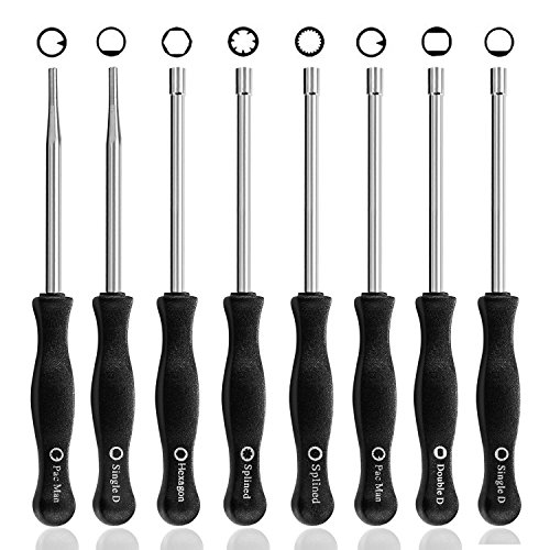 8Pcs Carburetor Adjustment Tool Kit Screwdriver Tune-Up For Common 2 Cycle Carb Small Engine With Bag #TOP12