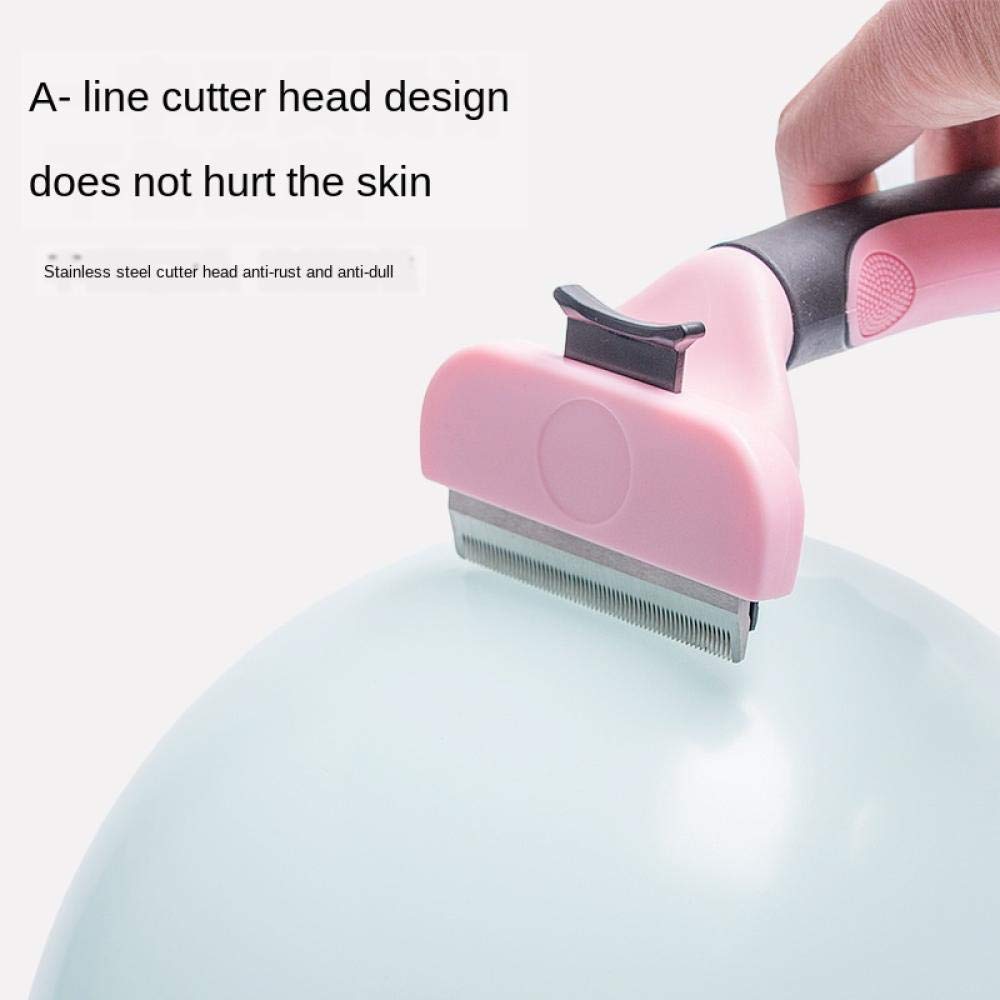 Pet Comb L Combs Dog Hair Remover Cat Brush Grooming Tools Pet Detachable Clipper Attachment Pet Trimmer Combs 2Pcs Red
