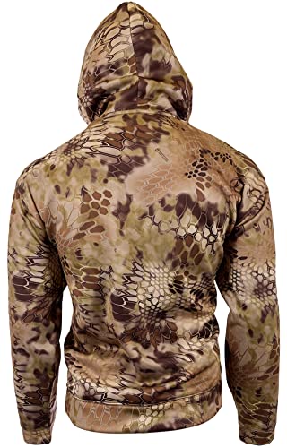 Kryptek Men's Standard Tartaros Sweatshirt, Camo Hoodie, Highlander, X-Large #TOP1