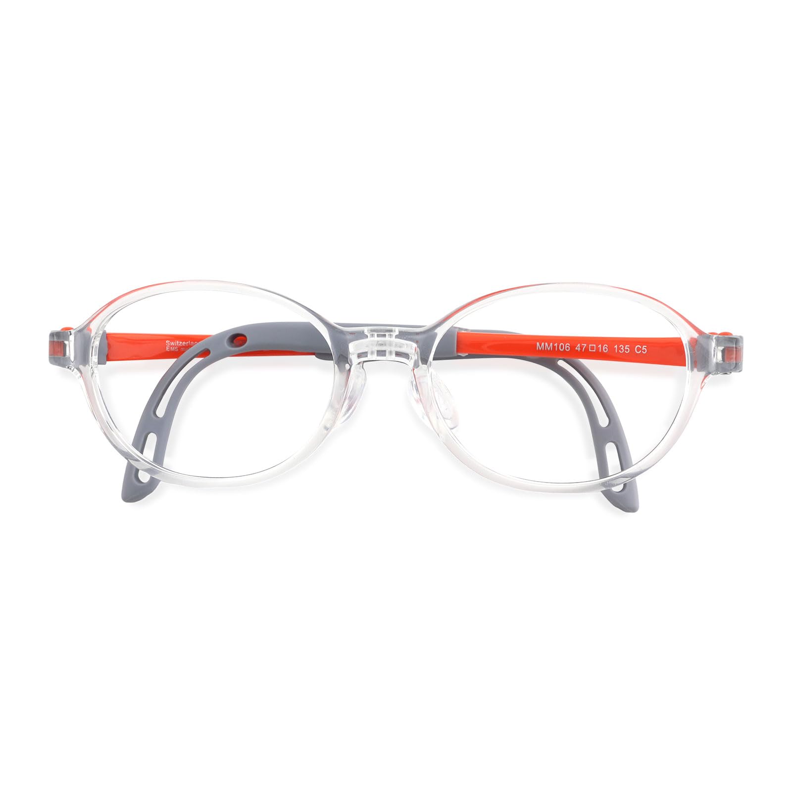 EyeBuddyComputer Blue Light Blocking Glasses for Kids, Boys&Girls Sport Anti Blue Light Unbreakable Frame Age 3-13