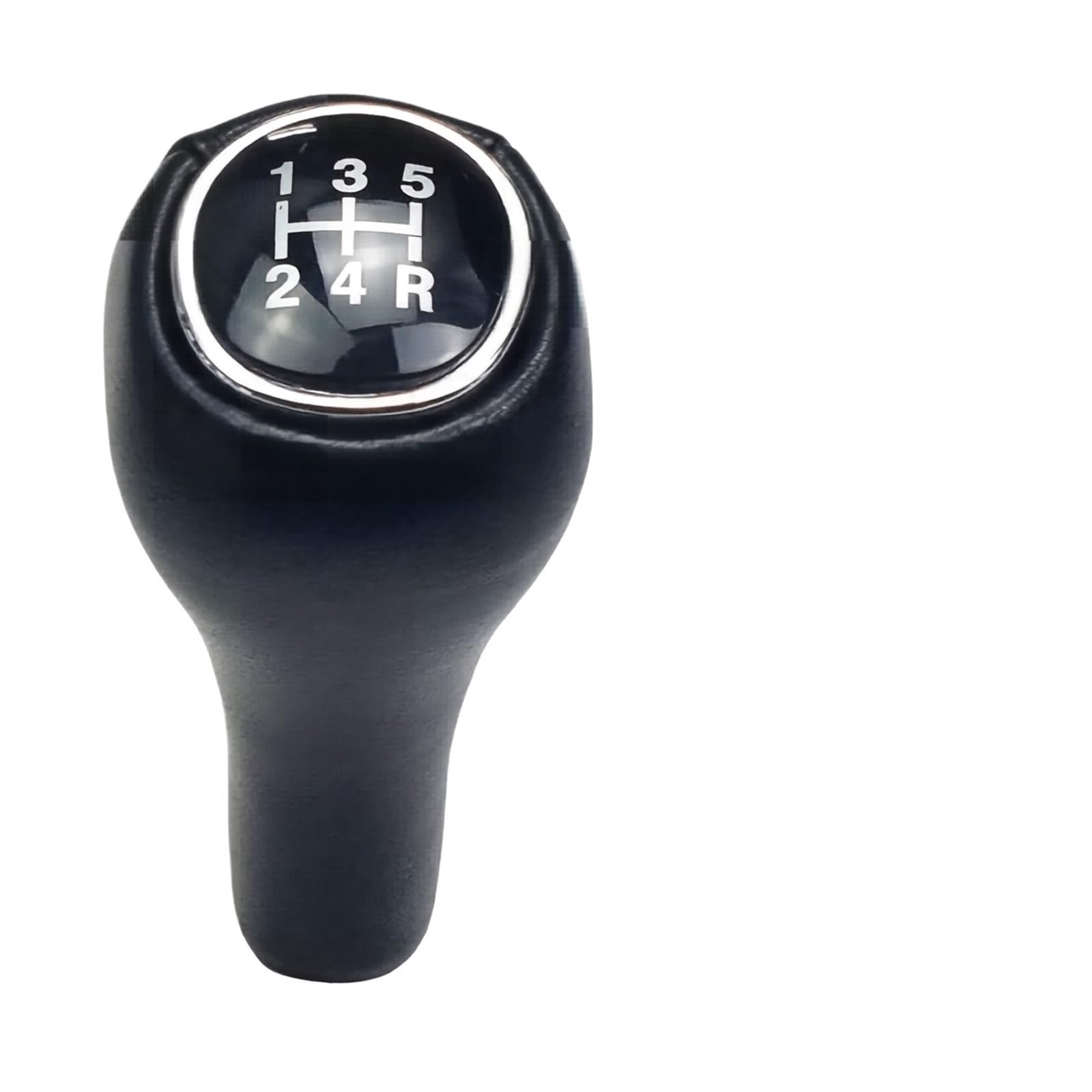 Qmtvfsrh 5 Speed Leather Car Gear Shift Knob 5 Speed Car Gear Shift Knob For Focus Mk1 1998-2005 Shifter Lever Stick Manual Gearshifter Spare Parts(5 Speed Leather)