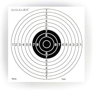 14cm Paper Targets for Air Rifle BB Gun Shooting Practice,Card Targets,Pack of 100