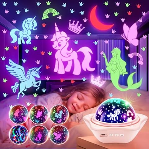 One Fire Unicorn Night Light for Girls Cover