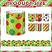 Tenceur 6 Pcs 208.8 Feet Christmas Bulletin Board Borders Classroom Decorations Green Red Spots Swirl Candy Cane Elf Border Trim for Xmas Winter Classroom Home Party Supplies