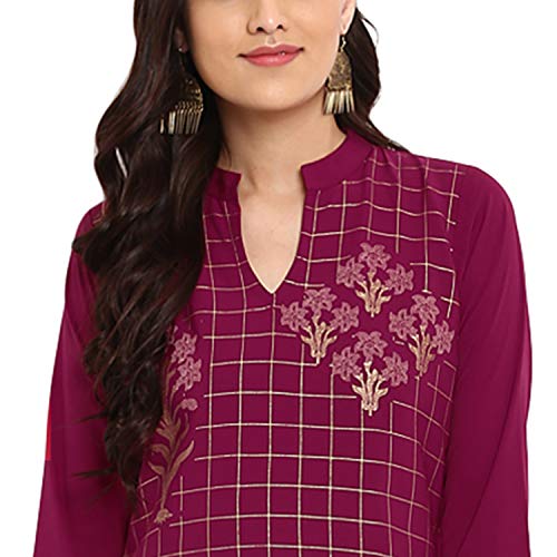 Image of ZIYAA Women's Crepe Ethnic Set