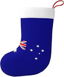 Australian Flag Christmas Stockings - Personalized Holiday Decor, Vibrant Colors for Xmas, Halloween New Year