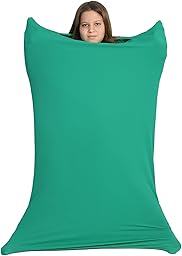 Ganzkörpersocke Sensorisch Kinder und Erwachsene Ganzkörperwickel Stressabbau Autismus ADHD Hilfsmittel XXL 175 cm Grün