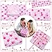 SANNIX 100 Sheets Valentine's Day Tissue Paper Bulk Gift Wrapping Paper for Gift Wrapping Boxes DIY Crafts Birthday Holiday Wedding Party Decoration 19.7 ×13.8 Inch (10 Patterns)