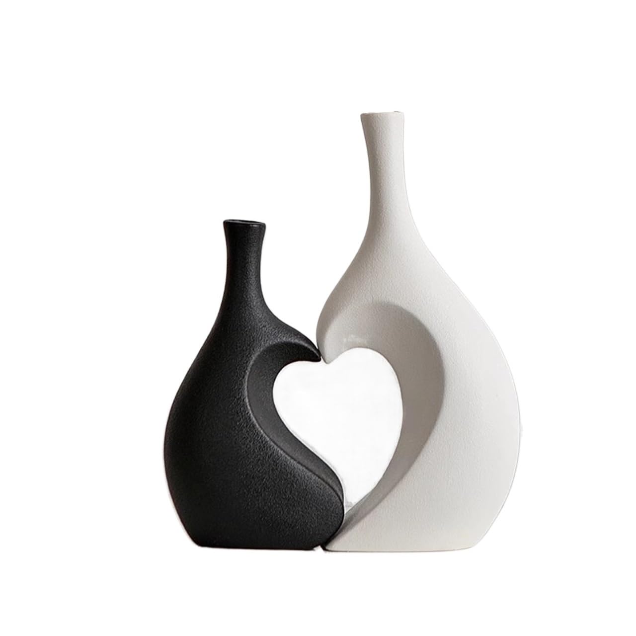 Bzgpmfud One Color Vase Desktop Flower Creative Ceramic Decorations Living Room Arrangements Decor Foyer Dining Tabletop Art