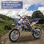 TOLUON-49cc-Kids-Dirt-Bike-2-Stroke-Mini-Dirt-Bike-Gas-Powered-Gas-Dirt-Bike-Motocross-Off-Road-Tires-Shock-Absorption-Springs-Adult-Pit-Bike-Pocket-Bike-motos-para-ninos-USA-Warehouse
