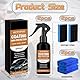 2 Stück Turbo Shine Nexa, 3 In 1 Autolack Schnellspray mit Hochglanz & Schutz, Auto Nano Beschichtungs spray, Autolack Schnellwachs Polierspray Gegen Kratzer, Reparatur für alle Fahrzeuge