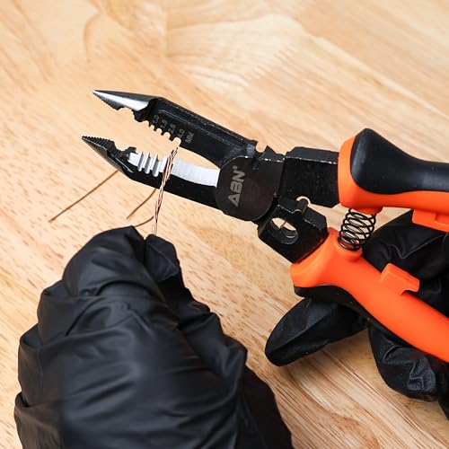 Alicates de punta de aguja de 20,32 cm para reparar instalaciones eléctricas en casa 8
