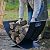 Sunnydaze 30-Inch Outdoor Firewood Log Rack - Heavy-Duty Black Powder Coated Steel Construction