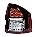 Anzios 1PC RIGHT Passenger Taillights Tail Lamp Assembly Rear Fog Driving Light Brake Stop Lamp Compatible with Jeep Compass 2014 2015 2016 2017 Facelift
