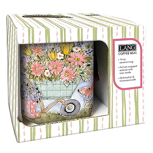 Vaso Lang Joy of Life de papel multicolor 14 oz miniatura 2