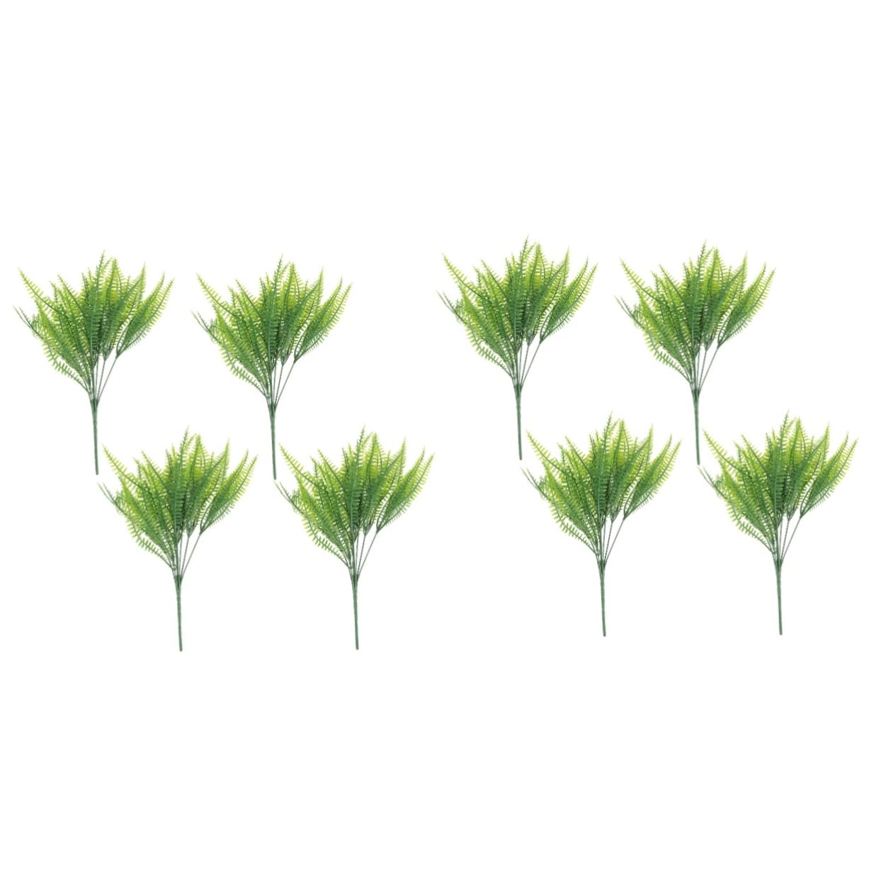 Alipis 2 Sätze Simulierte Persische Blätter Künstliche Pflanzen Im Freien Gefälscht Girlanden Glyzinien Künstliche Blumen Dekorationen Hochzeit Grün Kunstpflanze Plastik Green 4 Stück * 2