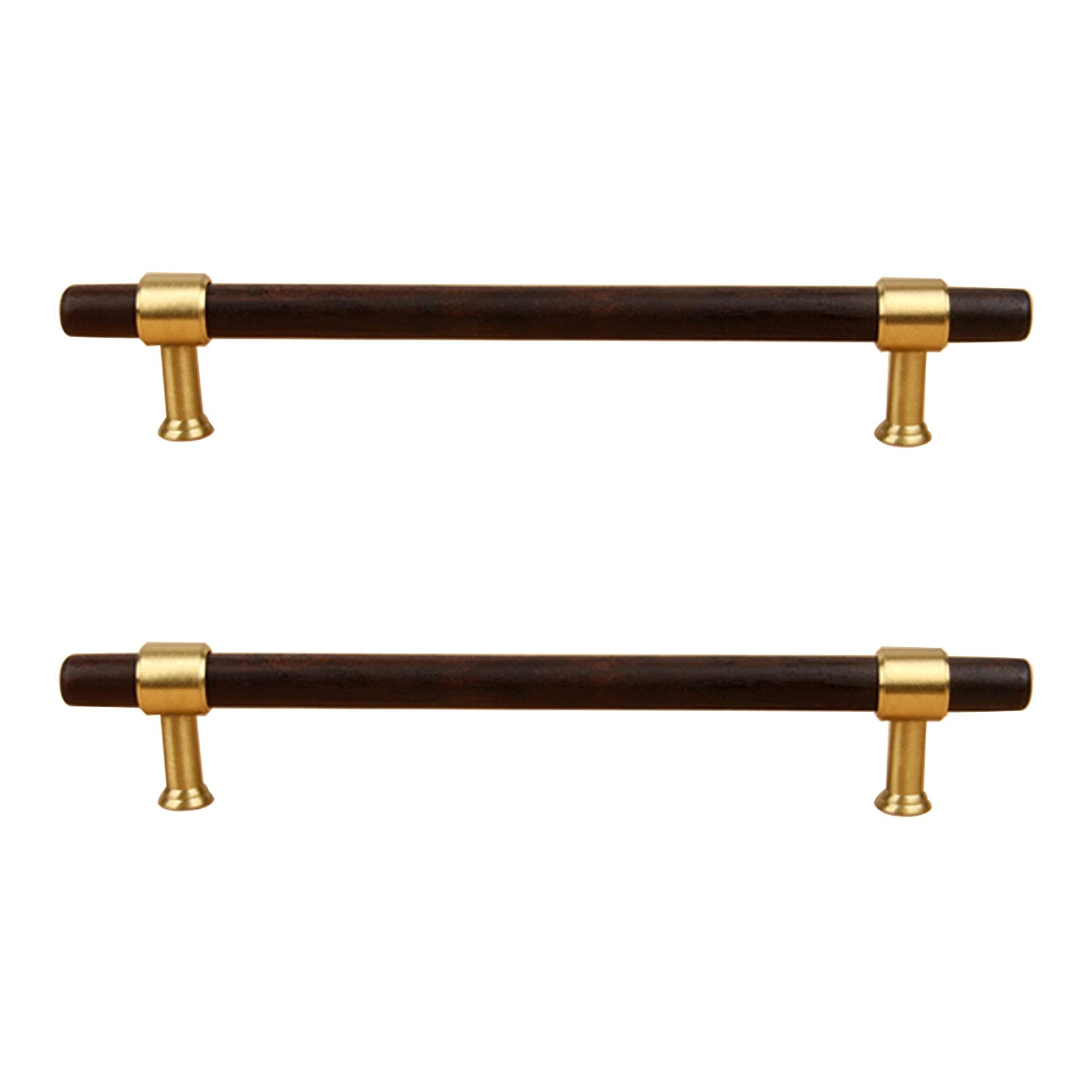 Poignées d'armoires de cuisine en bois poignée tiroir laiton entraxe 160mm