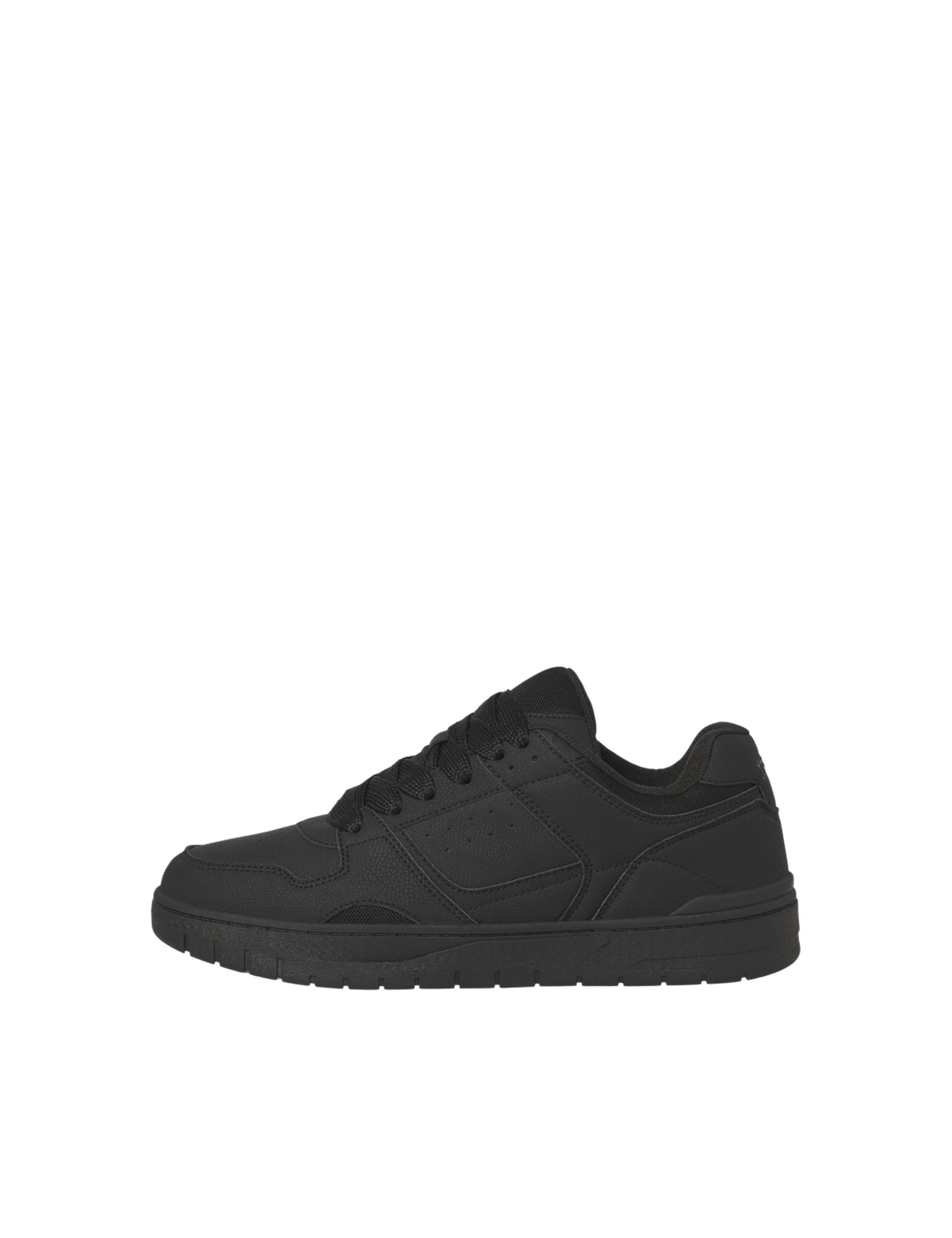 JACK & JONES Men's Jfwstatton PU Trainers, Anthracite, 42 EU, Charcoal, 9 UK