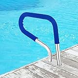 Large application - Ces mains courantes de piscine sont le moyen le plus pratique et le plus instantané d'entrer et de sortir de la piscine. Adapté aux piscines intérieures et extérieures, c'est une installation nécessaire pour les piscines. Il est parfait pour aider les enfants, les personnes âgées et les personnes handicapées à entrer ou à sortir de la piscine.