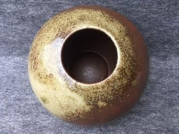 壺 在銘 五 花器 花瓶 木箱 共箱 作家物 フラワーベース 壺 在銘 五