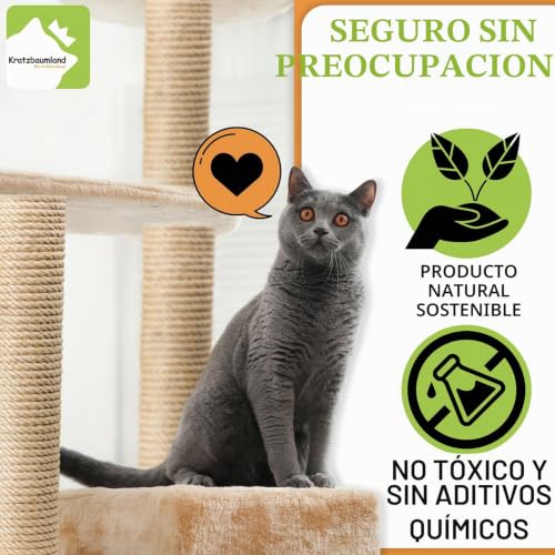 Cuerda de sisal de 10 mm para rascar sin romper uñas ni dañar muebles 6