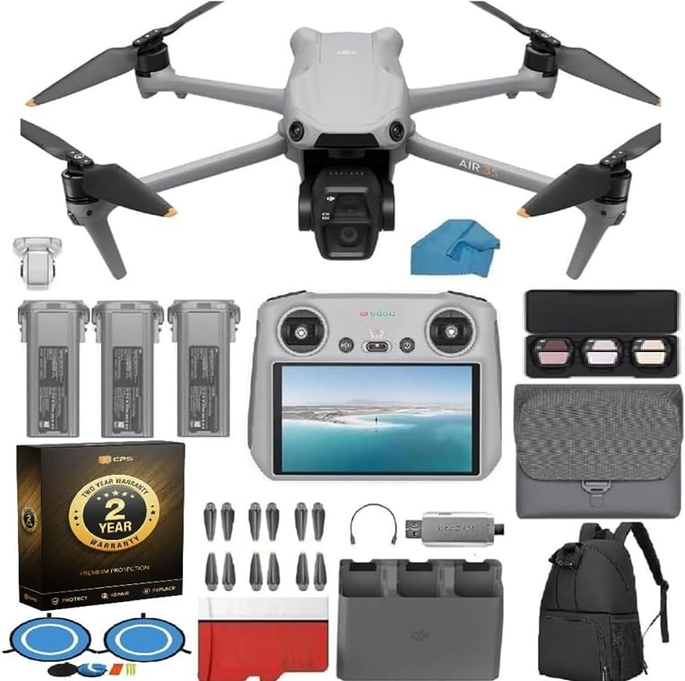 DJI Air 3S Fly Moreコンボ ✓ Shop DJI Air 3S Fly More Combo (DJI RC-N3) | USA Shipping 🚚