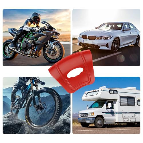Image of OFBAND 2PCS Upgraded Rim Protector for Car Wheels,Ergonomic Design Rim Guards for Car Rims with Double Convex Rib Non-Slip Edge,Universal Wheel Protectors Rim Fits Motocycles SUVs Bikes (Red)