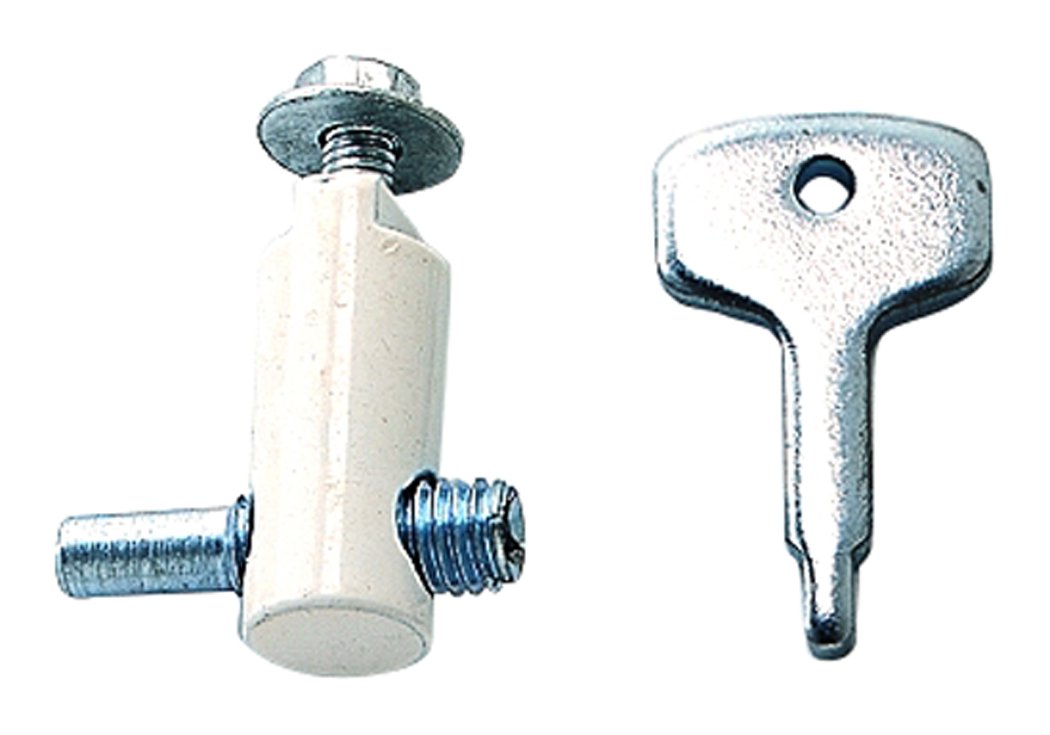 Merriway BH03378 (2 Pcs) Window Metlock and Key - Pack of 2 Pieces