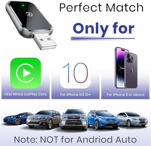 Wireless CarPlay Adapter for iPhone - 5