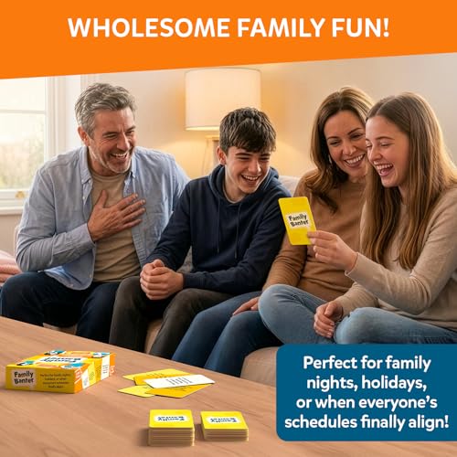Gouda Games Family Banter Card Game, Fun and Hilarious for Family Game Night, Interactive Conversation with 148 Question Cards, Travel Game for Kids Teens and Adults, Gift Ages 8, 9, 10 and Up - Image 5